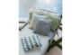 22X22 Green White Geo Indoor/Outdoor Throw Pillow - Room