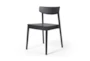 Minnie Leather Back Brown + White Dining Chair - Signature