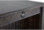 Trey Black Rectangular Wood 37" Counter Set With Usb Set For 2 - Detail