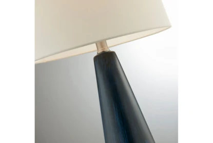 Multi-Color Fiber Optic Light Up LED 13 Silver Cone Centerpiece Lamp
