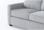 Mathers Oyster Grey Fabric 125" 2 Piece L-Shaped Sectional with Left Arm Facing Queen Memory Foam Sleeper Sofa Bed & Right Arm Facing Corner Chaise - Detail