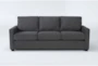 Mathers Slate Grey Fabric 91" Queen Memory Foam Sleeper Sofa Bed - Signature