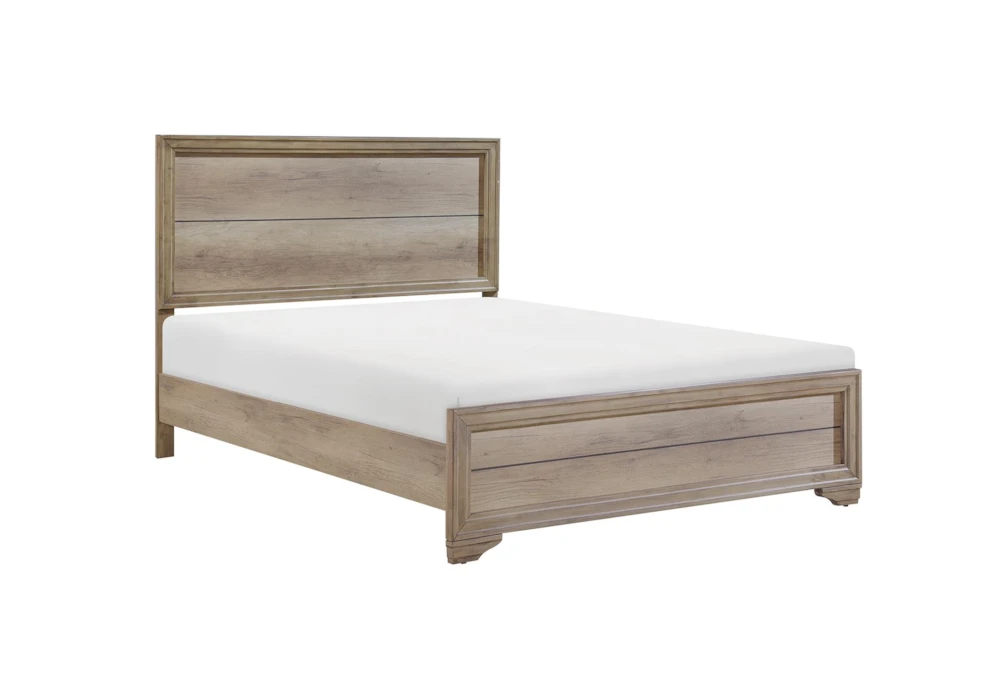 Ashlin Queen Wood Panel Bed | Living Spaces