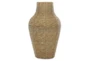 18 Inch Natural Beige Faux Seagrass Floor Vase - Signature