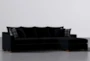 Soma Foam 125" Fabric 2 Piece Sectional With Right Arm Facing Chaise - Side