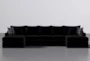 Soma Foam 158" Fabric 3 Piece Sectional With Double Chaise - Signature