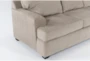 Alessandro Mocha Beige Fabric 128" 2 Piece U-Shaped Sectional with Left Arm Facing Queen Memory Foam Sleeper Sofa Bed Chaise - Detail