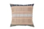 22X22 Multi Linen Stripe Throw Pillow - Signature