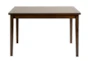 Clancy Brown Square Wood 48" Dining Table Set For 4 - Front