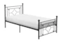 Woodrow Black Twin Metal Platform Bed - Signature