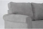 Athos Vintage Grey Fabric 86" Sofa - Detail