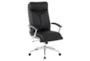 Sweeney Black Executive Faux Leather High Back Rolling Office Desk Chair - Signature