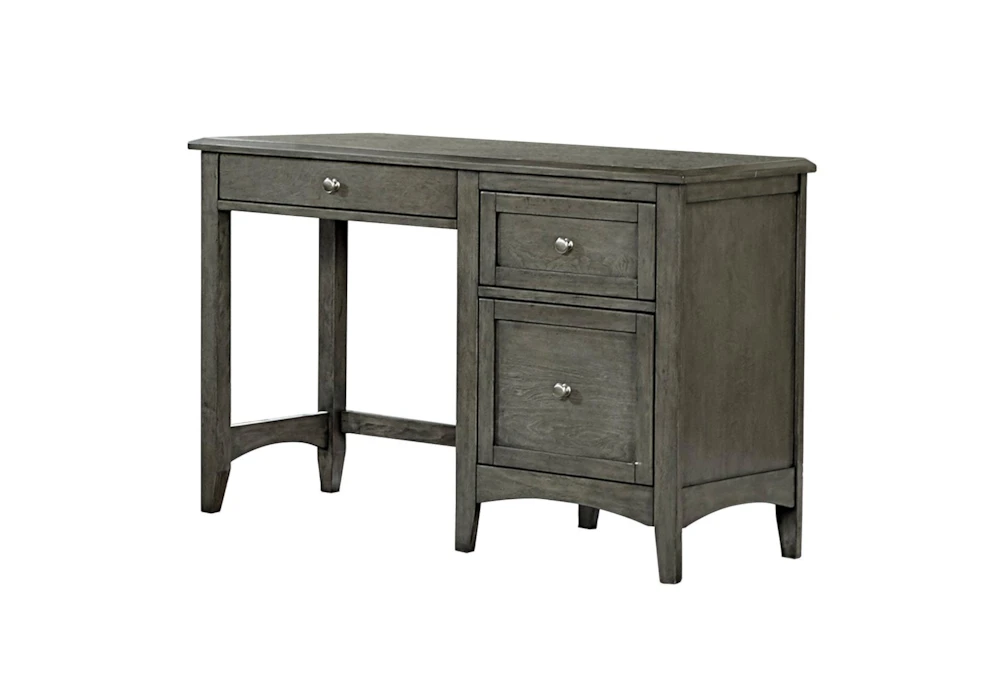 Insley 48" Writing Desk With 3 Drawer Storage