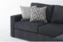 Monterey Twilight Blue Fabric 107" 2 Piece Modular Sectional with Right Arm Facing Chaise - Detail