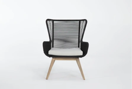 Voorkeursbehandeling machine drie Caspian Black Outdoor Lounge Chair | Living Spaces