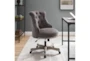 Lunado Charcoal Rolling Office Desk Chair - Room