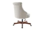 Lunado Natural Rolling Office Desk Chair - Back