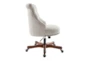 Lunado Natural Rolling Office Desk Chair - Side
