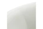 Gene Cream White Velvet Fabric 120" Curved Sofa - Detail