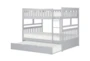 Kory Grey Full Over Full Wood Bunk Bed With Trundle - Signature