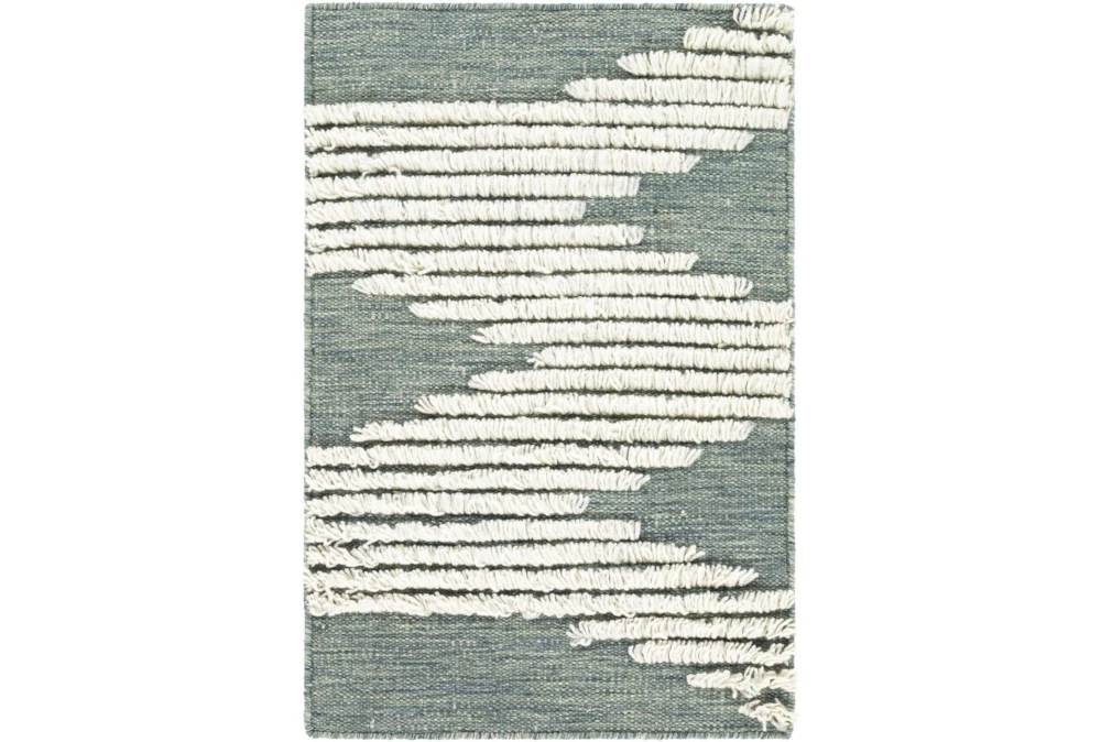 2'X3' Rug-Breckin Hand Woven Wool Sage