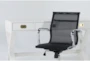 Adams White Desk + Wendell Office Chair - Detail