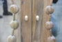 Oval Mirrored Inset 3 Door Sideboard - Detail