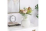 11 Inch Matte White Contemporary Bulb Vase - Room