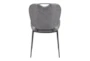 Logan Grey Contract Grade Faux Leather Dining Chair Set Of 2 - Detail