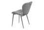 Logan Grey Contract Grade Faux Leather Dining Chair Set Of 2 - Detail