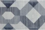 Jaylen Indigo Blue Fabric 74" Sofa - Material