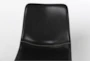 Cobbler Black Faux Leather Dining Side Chair Set Of 2 - Detail