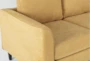 Ami Sun Yellow Fabric 3 Piece Sofa, Loveseat & Swivel Arm Chair Set - Detail