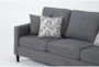 Stark Dark Grey Fabric Sofa - Detail