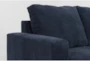 Bonaterra Midnight Blue Fabric 127" 2 Piece U-Shaped Sectional with Left Arm Facing Sofa Chaise & Right Arm Facing Corner Chaise - Detail