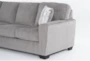 Mcdade Alloy Grey Fabric 115" 2 Piece L-Shaped Sectional with Left Arm Facing Corner Chaise - Detail