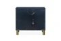 Auggie Navy 24" 2-Drawer Nightstand With USB - Back