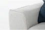 Delano Ash Fabric Sofa With Reversible Chaise - Detail