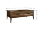 Rav Coffee Table with Drawers | Living Spaces
