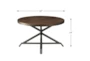 Abby 3 Piece Round Coffee Table Set - Detail