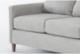 Santana Dove Grey Fabric Modern 2 Piece Sofa with Reversible Chaise & Arm Chair - Detail