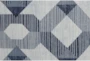 Jaylen Indigo Blue Fabric 85" Sofa - Material