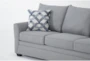 Jaylen Cement Grey Fabric 85" Sofa & Chaise Set - Detail