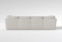 Switch Boucle 134" Fabric 6 Piece Modular Sectional - Back