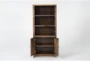 Westlawn 72" Brown Bookcase with Doors - Front