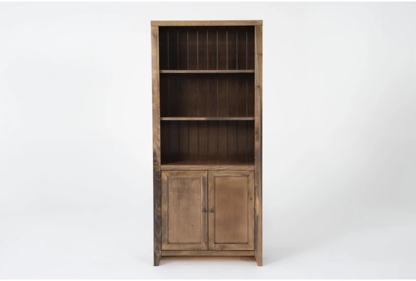 Westlawn 72" Brown Bookcase with Doors - 360