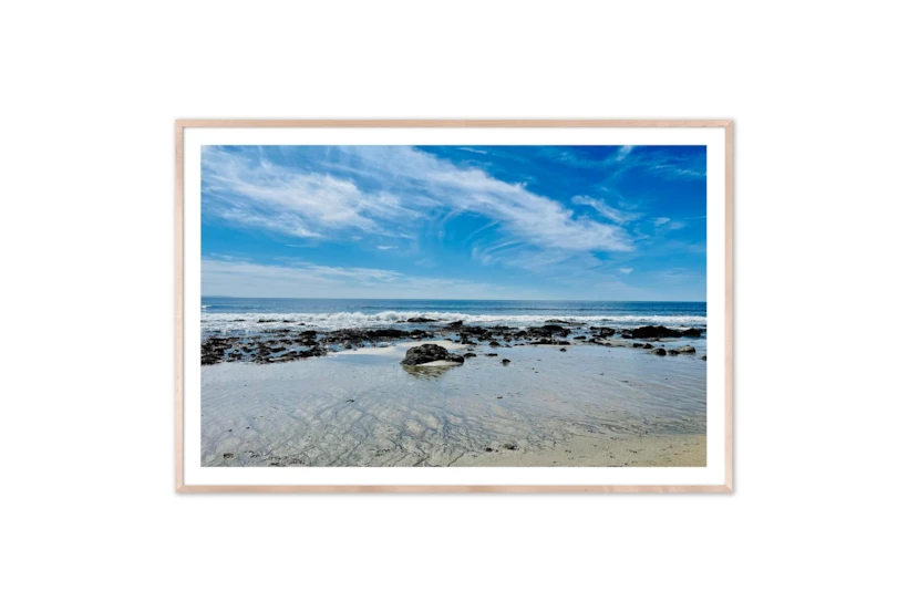40X30 Malibu Beachscape With Natural Frame - 360