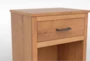 Sp Reagan Toffee II 1-Drawer Nightstand, Made in the USA - Detail