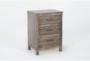 Reagan Dew II 3-Drawer Nightstand, Made in the USA - Side