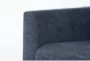 Mikayla Eclipse Blue Fabric 63" Full Foam Loveseat Sleeper - Detail